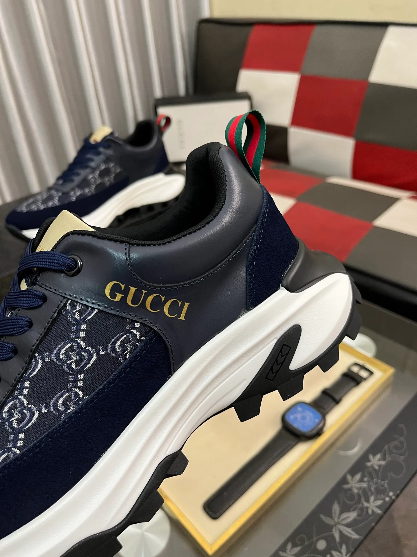 Men's Men's Shoes💰458⌚️⌚️[GUCCI] Gucci men's casual shoes are absolutely popular🔥The ultimate matching item for trendy men! The charm of super texture is irresistible, the main recommendation, the flower leather color is bright! The upper is made of high-quality brand printed fabric with cowhide, breathable leather lining and wear-resistant rubber sole, noble and elegant! Extremely comfortable🎁🎁You can be as handsome as you want💪 38-444⃣️colors available